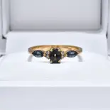 Pierścionek zaręczynowy z aleksandrytem